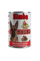 Simba Kuzu Etli Yetişkin Köpek Konservesi 400 gr 24 Adet
