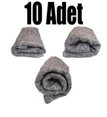 10 Adet Yün Battaniye 150 x 200 cm