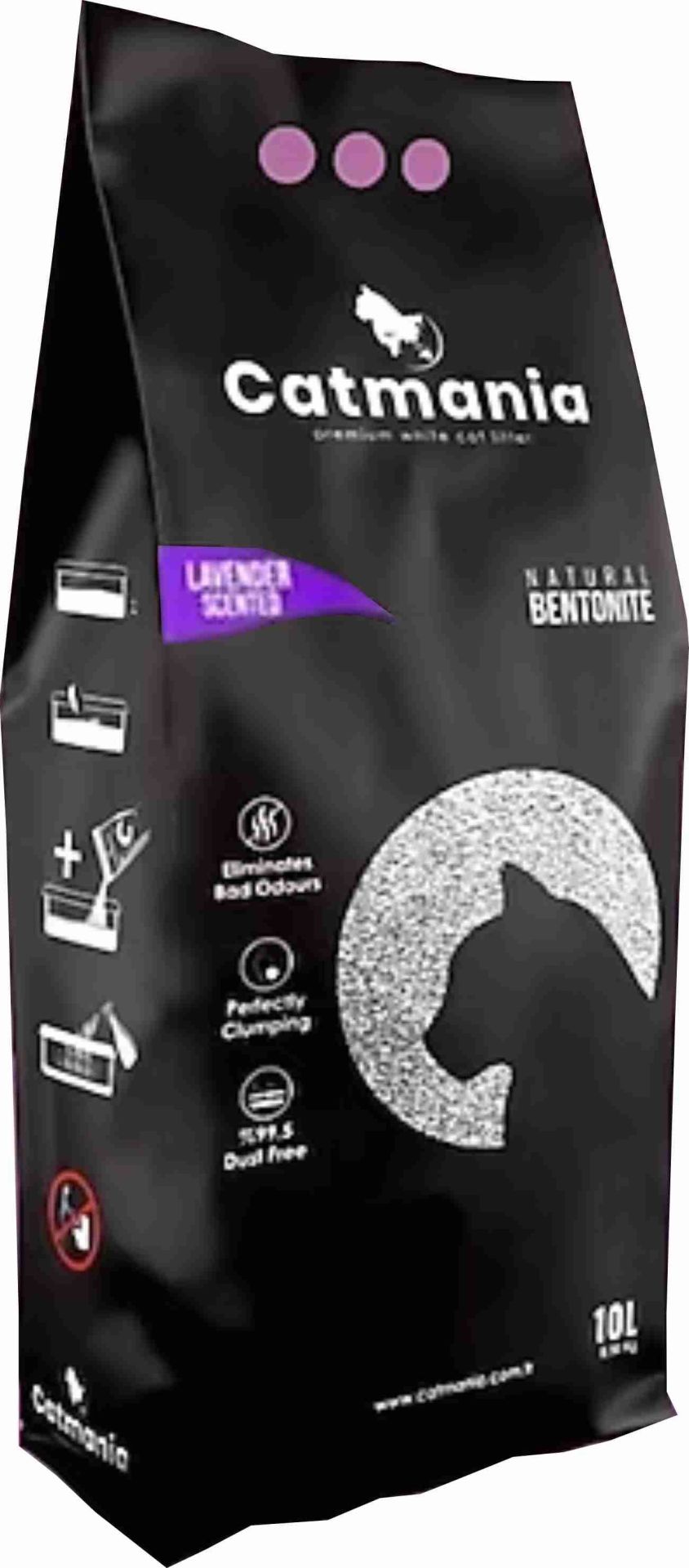 Catmania Bentonit Lavanta Kokulu Kedi Kumu 2 Adet 10 Litre
