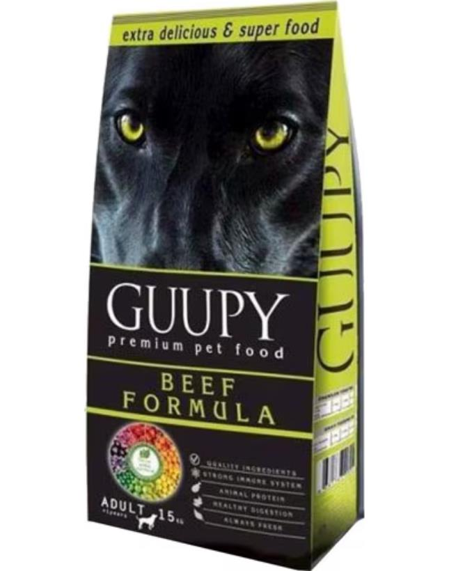 Guupy Biftekli Yetişkin Köpek Maması 15 Kg