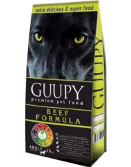 Guupy Biftekli Yetişkin Köpek Maması 15 Kg