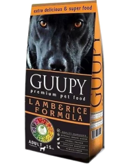 Guupy Kuzu Etli Yetişkin Köpek Maması 15 Kg