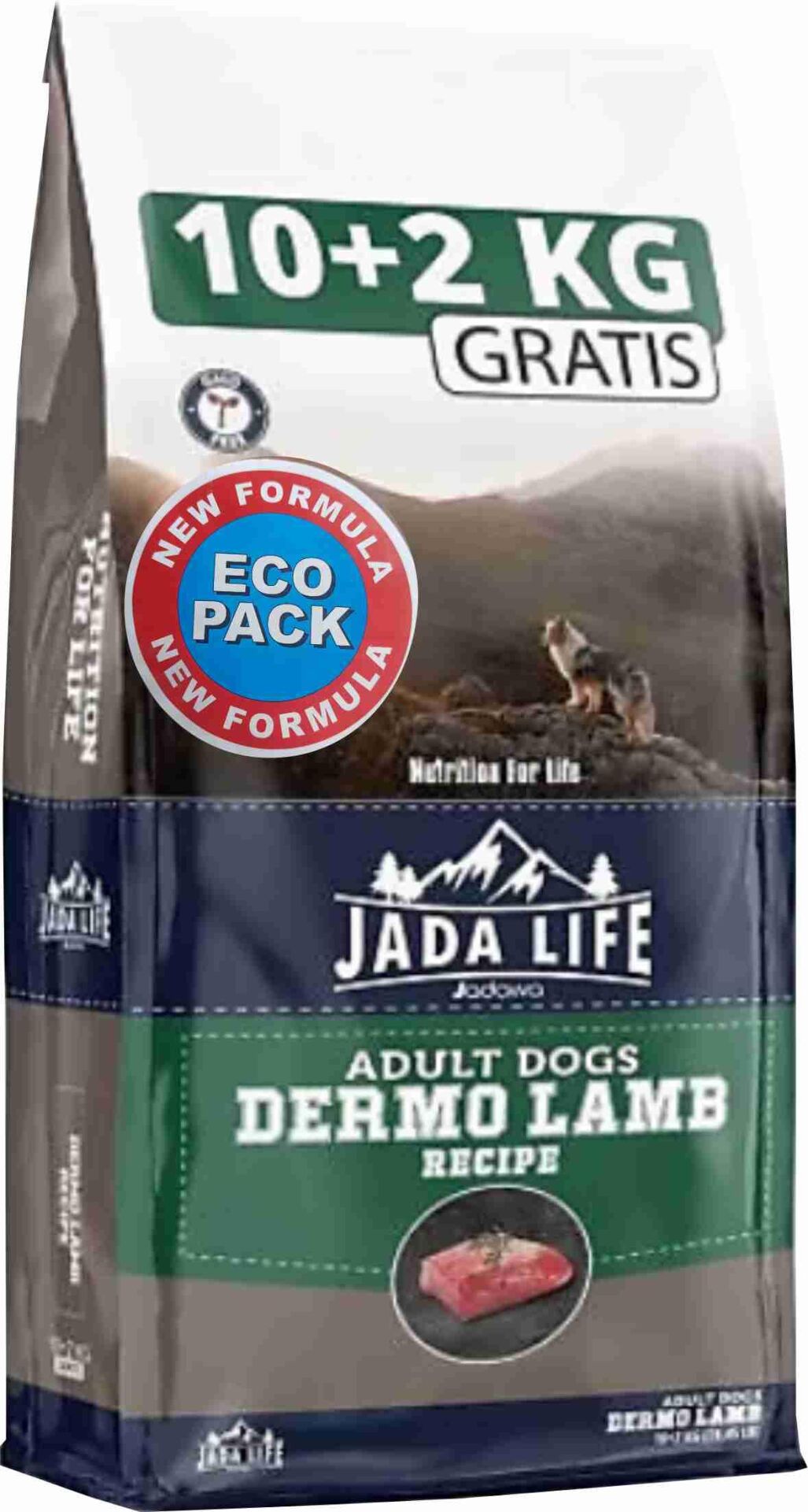 Jadawa Dermo Kuzu Etli Eco Pack Yetişkin Köpek Maması 12 Kg