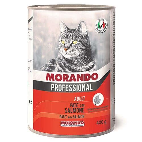 Morando Pate Somonlu Kedi Konservesi 400 Gr 24 Adet