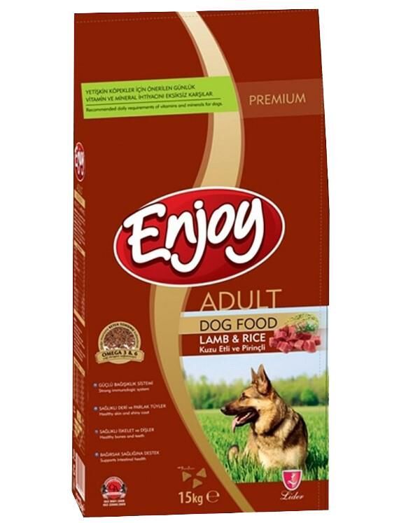 Enjoy Kuzu Etli Köpek Maması 15 Kg