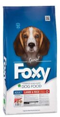Foxy Kuzu Etli ve Pirinçli Yetişkin Köpek Maması 15 Kg