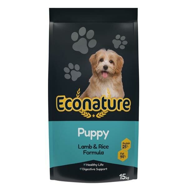 Econature Kuzu Etli Yavru Köpek Maması 15 Kg