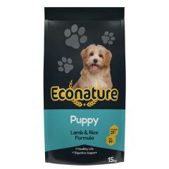 Econature Kuzu Etli Yavru Köpek Maması 15 Kg
