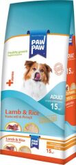 Paw Paw Kuzu Etli Yetişkin Köpek Maması 15 Kg