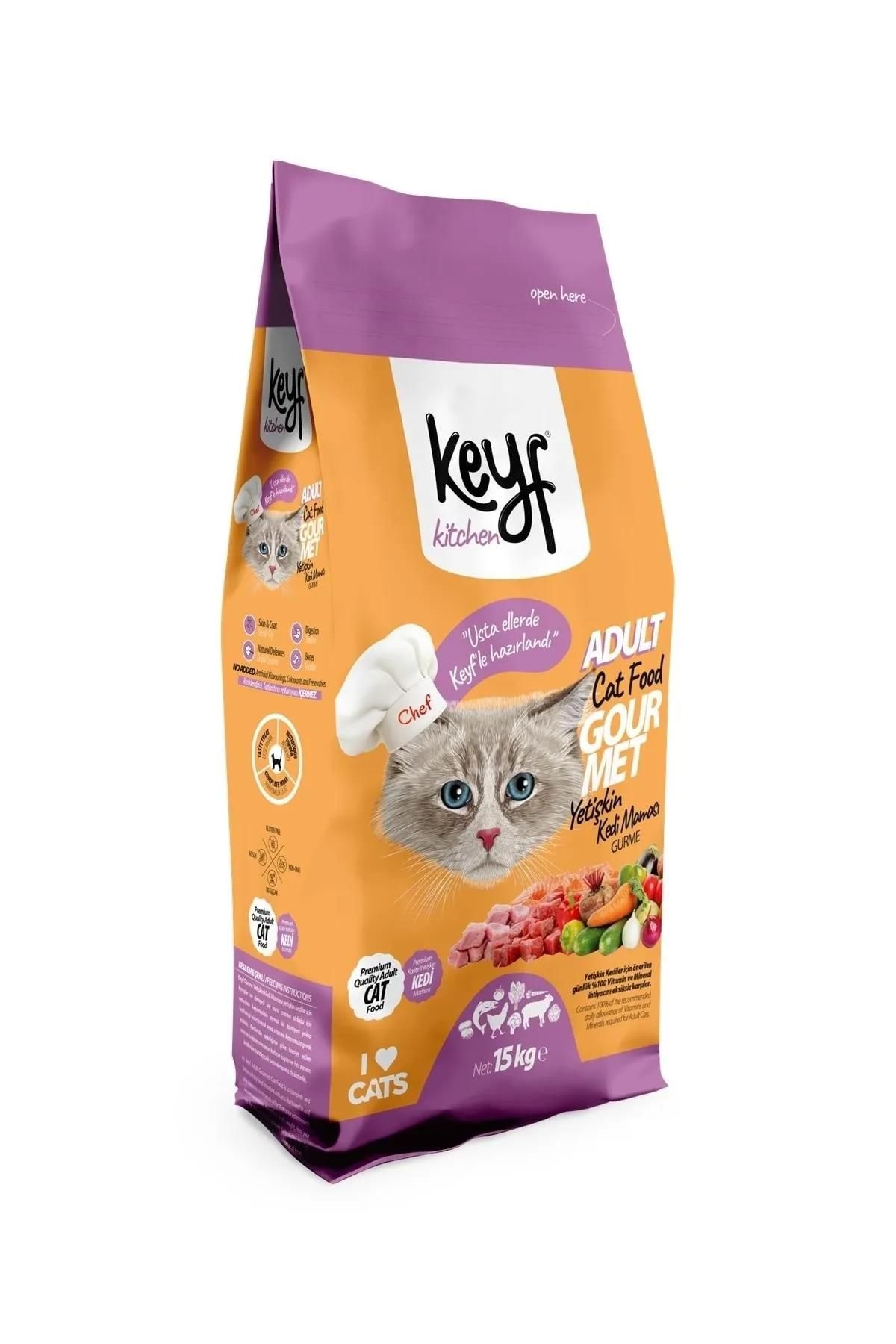 Keyf Gurme Yetişkin Kedi Maması 15 Kg