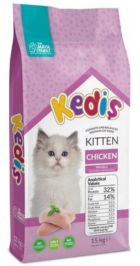 Kediş Tavuklu Yavru Kedi Maması 15 Kg
