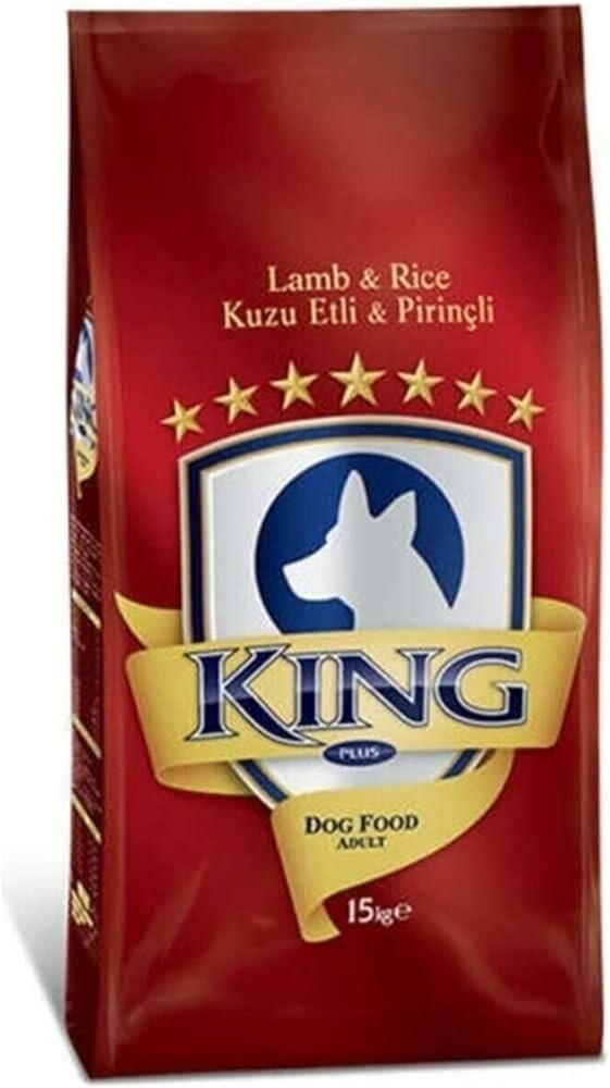 King Kuzu Etli Yetişkin Köpek Maması 15 Kg