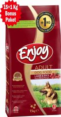 Enjoy Kuzu Etli Köpek Maması 15+1 Kg Bonus Paket