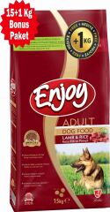 Enjoy Kuzu Etli Köpek Maması 15+1 Kg Bonus Paket