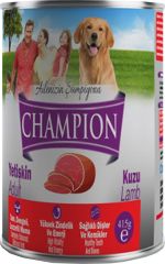 Champion Kuzu Etli Yetişkin Köpek Konservesi 400 gr 24 Adet