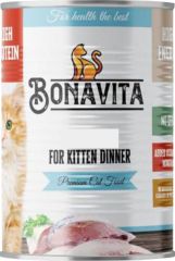 Bonavita Tavuklu Yavru Kedi Konservesi 400 Gr 20 Adet