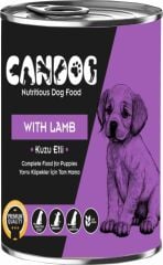 CanDog Kuzu Etli Yavru Köpek Konservesi 400 Gr 24 Adet