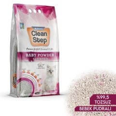 Jadawa Clean Step Bebek Pudralı Kedi Kumu 2 Adet 10 Litre